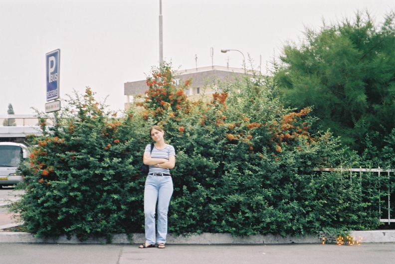 Morning in Prague: Waiting for the Bus