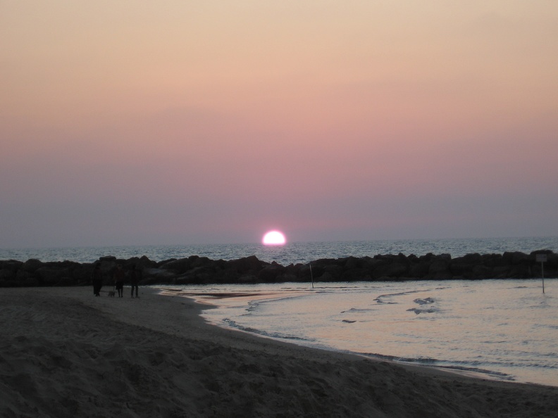 Sunset in Netanya, 3-Mar-2007