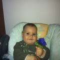 Odelia with flower 2
